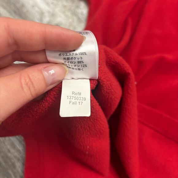 Eddie Bauer First Ascent Red Gray Men XL 1/4 Zip Pullover Fleece Jacket Gorpcore - Picture 9 of 9